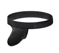 JOCKLAND Mens Jockstrap, Sexy Jockstrap for Men Strapless Pouch Underwear, Breathable Vasectomy Support Underwear, Black, XL