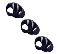JOCKMAIL 3PCS/Pack Mens Boxer Briefs Underwear Dual Pouch Mesh Mens Boxers Athletic Boxer Shorts with Ball Support Pouch (UK, Alpha, L, Regular, Regular, black+black+black)