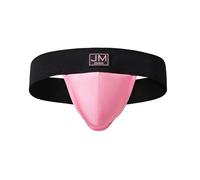 JOCKMAIL Jock straps for Men Big Pouch Jockstraps Wide Belt Athletic Supporter Underwear for Daily Comfort, Gym & Intimate Moments (UK, Alpha, L, Regular, Regular, PINK)