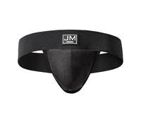 JOCKMAIL Jock straps for Men Big Pouch Jockstraps Wide Belt Athletic Supporter Underwear for Daily Comfort, Gym & Intimate Moments (UK, Alpha, L, Regular, Regular, BLACK)