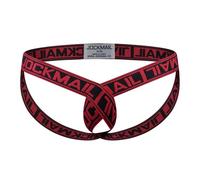 JOCKMAIL Jock Straps for Men Sexy Mens Jockstrap Low Rise Thong Underwear for Nightclub, Intimate Moments & Pride Expression