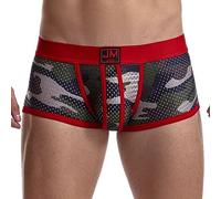 JOCKMAIL Mens Boxer Briefs Classic Printed Camouflage Men Underwear Panties, 463-red, L