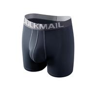 JOCKMAIL Mens Boxer Shorts Modal Soft Mens Underwear Micro Separate Pouches Dual Pouch Trunks with Fly Therapy Health Care Trunks Boxer Briefs
