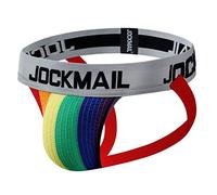 JOCKMAIL Men's Jock Strap Athletic Supporter Fashion Comfortable Men Sport Jockstrap Underwear Briefs (M, CLORFUL2)