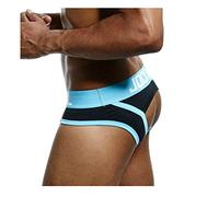 JOCKMAIL Mens Jock Strap Briefs Sexy Backless Jockstraps Underwear for Intimate Moments & Everyday Wear Black