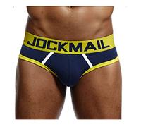 JOCKMAIL Mens Jock Strap Briefs Sexy Backless Jockstraps Underwear for Intimate Moments & Everyday Wear Navy