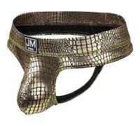 JOCKMAIL Men's Underwear Briefs Large Pouch U-convex Mens Triangle Underwear Sexy Leopard and Snake Pattern (XL, 292Gold)