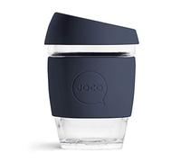 JOCO Cup 12oz - Eco-innovative Borosilicate Glass Reusable Classic Cup - (Mood Indigo)