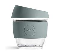 JOCO Glass Reusable Coffee Cup (8 oz, Bluestone)