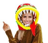 Jococs Cannibal Flower Cosplay Costume Roleplay Plant Flower Costume Funny Hat for 8 Years And Over for Halloween Horror Role Plant