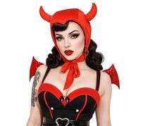 Jococs Vintage Devil Hat Costume Horns Funny Halloween Party Headwear