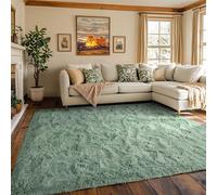 Jocovieh - Soft Sage Green Area Rugs for Bedroom, Fluffy Rugs 4x6 Feet, Indoor Modern Plush Rugs for Living Room Kids Girls Room Rug