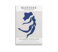 jocrynsi Henri Matisse Blue Nude Print Vintage Modern Minimalist Posters Aesthetic Canvas Wall Art Print Home Decor for Bedroom Living Room12x18inch(30x45cm) Unframe-style