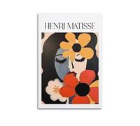 jocrynsi Henri Matisse Wall Art Beige Posters Aesthetic Canvas Wall Art Print Home Decor for Bedroom Living Room08x12inch(20x30cm) Unframe-style