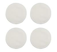 JOCXZI 4 breast pads, organic bamboo nursing pads, washable nursing pads, washable, reusable nursing pads for maternity - contoured, ultra absorbent, leak-proof