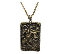 Joddfly Monkey Sun Wukong Fighting Buddha Pendant Amulet, Men's Long Necklace (DSHP)