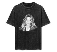 Jodie Comer Villanelle Unisex T-Shirt Graphic Top Printed Tee Mens Black Shirt 3XL