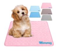 Jodimitty Dog Cooling Mat Durable Pet Cool Mat for Dogs Cats, Waterproof & Easy Clean Ice Silk Blanket Puppy Cushion 6 Sizes (Pink)