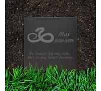 Jodimitty Snake Memorial Plaques Pet Grave Stones Personalised Name & Life Span & Message, Memorial Gift Engraved Plaque for Garden Graves Indoor Outdoor Keepsakes, 10cm/15cm/20cm