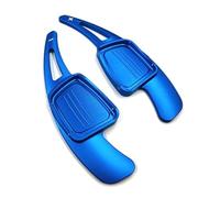 Jodriva 1 Pair Aluminum Car Steering Wheel Shift Paddle Shifter Extension, for, A3 A4L A5 A6L S3 S4 Q2 Q5L Q7 TTS Car Paddle Shift Extension Upgrade(Blue)