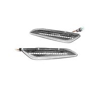 Jodriva 1 Pair Flowing Side Lights Streamer 12V Car Side Marker Lamp Dynamic Turn Signal Lights Blinker, for Alfa Romeo, 147 156 BJ Car Indicator Light(Transparent)