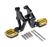 Jodriva 1 Pair Rear Foot Rear Set Footrest Foot Pegs Pedal Passenger Rearsets X ADV X-ADV 750 2017 2018 Motorcycle Accessories Motorcycle Foot Peg(Gold)