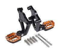 Jodriva 1 Pair Rear Foot Rear Set Footrest Foot Pegs Pedal Passenger Rearsets X ADV X-ADV 750 2017 2018 Motorcycle Accessories Motorcycle Foot Peg(Orange)