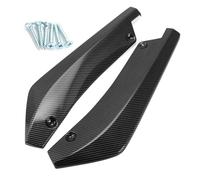 Jodriva 1 Pair/SET Rear Bumper Lip Diffuser Splitter Canard Spoiler Body Kit Protection Cover, for, F30 F31 F32 F33 F22 Car Accessories Front Spoilers Front Spoiler(BLACK Carbon Fiber Look)