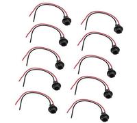Jodriva 10-Pack T10 Car Lamp Bulb Socket Holder Connector, for T10 Light Socket, Car T10 Socket Holder 10 Pcs Lamp Replacement Plug Sockets Contor Exteon Led Base A bulb holder t10 w5w light socket Ta