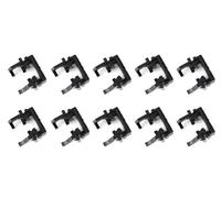 Jodriva 10Pcs H1 LED Headlight Bulb Lamp Conversion Adapter Holder Base High Beam, for Ford, for Focus, for Mondeo, Carnivl headlight retainer clip