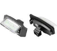 Jodriva 1Pair 18 LED Number License Plate Lights Lamps, for Mitsubishi, OUTLANDER XL(CW) 2006-2012, for Lancer Sportback 2008 2009-2012 Car Number Plate Light