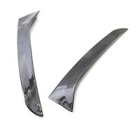 Jodriva 1Pair Carbon Fiber Car Rear Window Spoiler Side Wing Cover Trim, for Passat, for B7 Variant, for Wagon 2011 2012 2013 2014 2015 Rear Window Spoiler