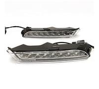 Jodriva 1Pair LED DRL Daytime Running Light With Yellow Turn Signal Light Fog Light Lamp, for Scirocco, R Line 2015 2016 Fog Lamp Car Fog Light Assembly