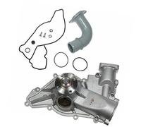 Jodriva 1pc Engine Coolant Water Pump Kit Steel Aluminium Manual Truck 73L V8 WPA07335 Car Coolant Circulation Kit