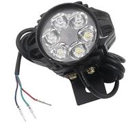 Jodriva 2 In 1 Led Headlights Front Lamp Light With Horn, for Kugoo M4 Pro Electric Kick Scooter Night Front Light Lamp Par Scooter Front Led Light