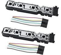 Jodriva 2 Pair Rear Light Lamp Bulb Holder Stop Socket with Wire Loom Connector Replacement, for Ford,for Transit Mk6 MK7 2000-2014 1681537 6C1113N004AB 1102440 Taillight Mounting Bracket