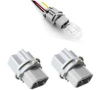 Jodriva 2 PCS Car Rear Tail Light Brake Lamp Socket, Replacement OEM#33515S50003, Turn Signal Lights Wire Harness Plug Holder, for Accord, 1998-2015, for Civic, 1999-2015, Car Accessories Taillight Mo