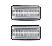 Jodriva 2 Pcs Dynamic Amber Side Marker Turn Signal Sequential Blinker Light, for VW, for vento, for Golf 3 1991-1995, for Seat Cordoba Ibiza 2 Car Indicator Light(Dynamic Clear Case)