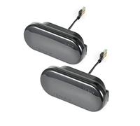 Jodriva 2 Pieces Sequential Blinker Light Dynamic Side Marker Turn Signal Light, for Volkswagen, for Bora, for Golf 3 4, for Passat 3BG, for POLO, SB6 Car Indicator Light
