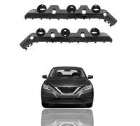 Jodriva 2016 2017 2018 Sentra Front Bumper Bracket Retainer Mount Support Pair LH RH 2PCS Bumper Bracket Replacement