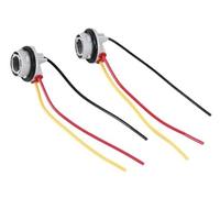 Jodriva 2Pcs 1157 Bay15D Lamp Holder Bulbs, for P21/5W Adapter Base Socket Connector ABS Car Accessories, for Brake Light Taillight Mounting Bracket