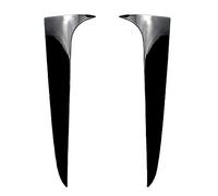 Jodriva 2PCS ABS Bright Black Car Rear Window Spoiler Side Wing Cover Trim, for X3 F25 2011-2017 Exterior Accessories Rear Window Spoiler