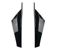 Jodriva 2PCS ABS Car Rear Window Spoiler Side Wing Cover Trim, for Golf 8 MK8 2020 2021 Exterior Accessories Rear Window Spoiler(Piano Black)