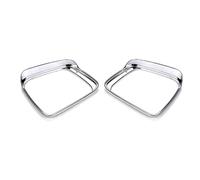 Jodriva 2PCS ABS Chromed Rearview Mirror Eyebrow Shield Cover Trim Car Styling, for Jeep, for Grand Cherokee 2014 2015 2016 2017 2018 Car Side Mirror Rain Visor