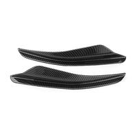 Jodriva 2pcs Car Front Bumper Side Spoiler Splitter Wing, for Golf, for MK8 GTI GTD R R-Line 2020-2022 Side Canard Splitter Rear Window Spoiler(Carbon Fiber Look)