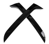 Jodriva 2Pcs Car Rear Window Side Spoiler Wing Canard Canards Splitter, for Tiguan, for MK1 2007-2016 MK2 2017on Glossy Black Rear Window Spoiler(MK1 2007-2016)