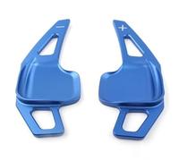 Jodriva 2Pcs Car Steering Wheel Shift Paddles Blade Shifter Extension, for BMW, 3 5 Series F10 F30 F80 320i 325i 330i RT Car Paddle Shift Extension Upgrade(Blue)
