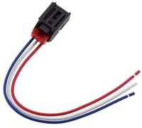 Jodriva 2PCS Car Tail Light Wiring Harness Connector 3 Pin Rear Tail Light Harnesss 7N0972703 Automotive Taillight Wire Connector Plug, for VW Taillight Mounting Bracket(BLACK 1)