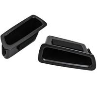 Jodriva 2Pcs Door Handle Armrest Storage Box Container, for Volvo 2010-2017 Black Abs Plastic Interior Organizer, for Front Seats Easy Install Car Door Handle Storage Unit