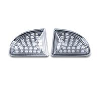Jodriva 2Pcs Dynamic Amber Side Marker Light Turn Signal Sequential Blinker, for, for Smart, Fortwo W451 Coupe Cabrio 2007-2019 Car Indicator Light(No Dynamic Clear)